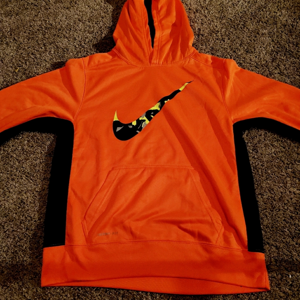 Nike hoodie with camo swish LOGO